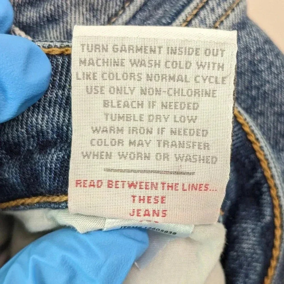 Torrid Denim Womens Plus Size 22T Blue Distressed Ripped Mid-rise Skinny Jeans - Picture 13 of 14